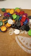 Etiqueta de llave ciega EM4305 T5577, Chip RFID, etiquetas para tarjetas, Keytag, 125 khz, copia reescribible, reescritura duplicada, 125 khz, 50 Uds.