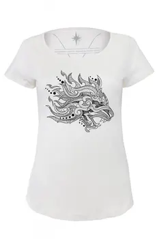 Angemiel Wear Lineal Lion Cotton White Women 'S T-Shirt 
Angemiel Wear Lineal Lion Cotton White Women 'S T-Shirt