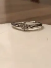 Anillo de piedra de circón redondo y pequeño para mujer, joyería de boda de Color plata Vintage, anillos de compromiso de cristal para mujer