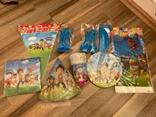 Figuras de la patrulla canina para niños, decoración de fiesta de cumpleaños, juguetes, dibujos animados, perro de rescate, modelo de figura de acción, chico de la patrulla canina, regalo de Navidad