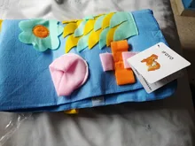 Alfombrilla de entrenamiento para perros y mascotas, manta de olfting, almohadillas de lana desmontables, esterilla para perros, alivia el estrés, rompecabezas, juguete para mascotas, almohadilla para la nariz