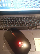 Ratón inalámbrico de 2,4 GHz ratón de ordenador jugador PC silenciosa Mause recargable ergonómico ratones LED mudo ratón de juegos para PC portátil