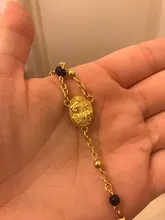 Collar de Rosario, collar con colgante de cruz de Jesucristo, cadena larga de cuentas de aleación para hombres y mujeres, joyería de moda cristiana de la Virgen María