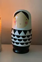 5 unids/set ruso muñecas de anidación ruso muñeca Matryoshka de madera de apilamiento de madera muñecas anidadas Matrioska de colección de arte