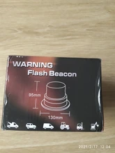 Luz LED giratoria de emergencia para coche, luz de seguridad para el tráfico, luz magnética para techo, estroboscópico Flash