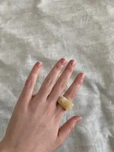 FFLACELL 2020 de moda de verano de acrílico geométrico Irregular bola de cristal transparente resina anillos de colores para la joyería de las mujeres regalos