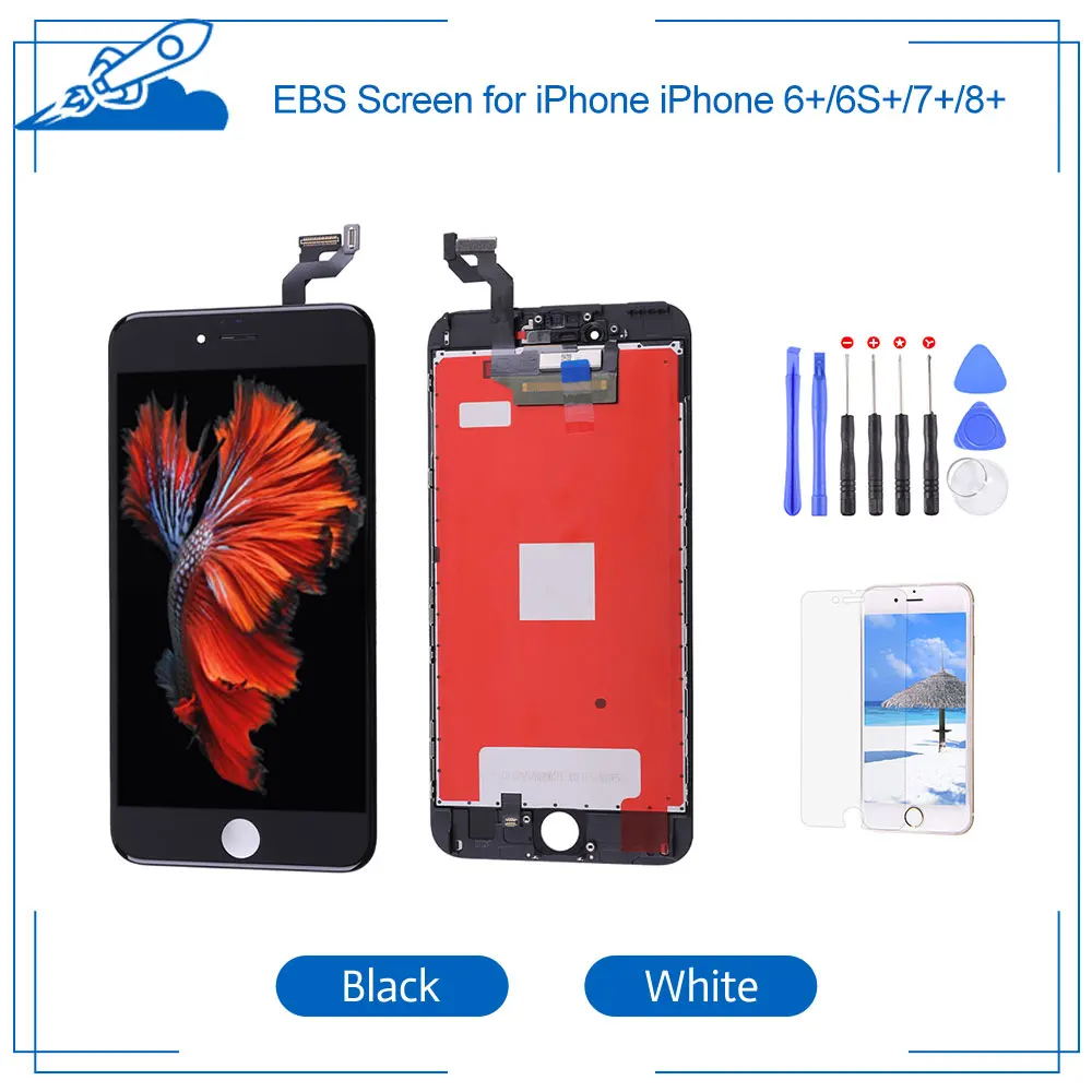 EBR For iPhone 7 Plus 8Plus 6Plus 6SPlus LCD With 3D Force Touch Screen Digitizer Display Assembly Replacement
EBR For iPhone 7 Plus 8Plus 6Plus 6SPlus LCD With 3D Force Touch Screen Digitizer Display Assembly Replacement