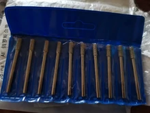 Sharpener Chain-Saw Diamond Cylindrical Stone Grinding-Tools File 4mm 10PCS Coated Burr