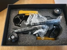 Espejo retrovisor de extremo de barra de aluminio, cristales universales para manillar de motocicleta, 7/8 pulgadas, 22mm, 2 uds.