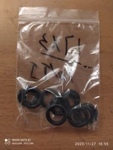 Nitrile Rubber Sealing-Washer NBR Oil-Resist Black Automobile Round OD CS 3mm 10pcs 10mm--80mm