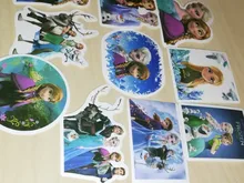 50 Uds de dibujos animados de Disney pegatinas de anime Marvel congelados juguetes de Mickey historia Winnie el Pooh impermeable portátil monopatín pegatinas niños juguete