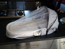 Cama plegable de cuna portátil para bebé, bolsa de viaje con mosquitera, cesta de dormir infantil con juguetes