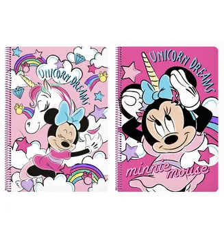 FOLIO notebook 80 H. Hard tops MINNIE MOUSE UNICORNS 
FOLIO notebook 80 H. Hard tops MINNIE MOUSE UNICORNS