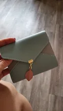 Monedero Vintage para mujer, cartera corta de piel pequeña, Mini billetera femenina de marca de lujo, a la moda, tarjetero de crédito