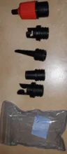 Rubber Boat Adaptor Nozzle Paddle Air-Valve Tire-Compressor-Converter-4 Kayak Sup Inflatable