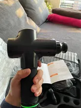 Pistola de masaje muscular, masajeador de percusión de tejido profundo, inalámbrico, nivel de 30 velocidades, profesional, manual, eléctrico
