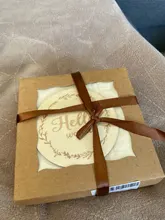 Juego de 6 uds./1Set de tarjetas de nacimiento para bebé, Milestone, bloque de haya cuadrado grabado, meses de nacimiento para recién nacidos, Mitos de cumpleaños, accesorios de fotografía