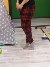 Workout Jogging For Women Leggings Push Up Trousers Grid Printed Fashion High Waist Pants