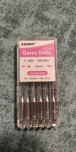 Abrillantadores de endodoncia Dental Glidden, portadores de pasta rotativa de Peeso de 32mm/25mm, con lima de acero inoxidable para motor