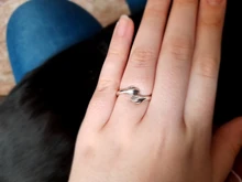 Caliente nuevo Anillos Chapado en plata para mujer temperamento joyería de personalidad creativa amor abrazo de moda de anillo de Tide Flow anillo abierto Anillos