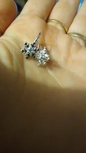 Pendientes de Clip de copos de nieve de estilo coreano para mujer, pendientes sin Piercing de cristal, joyería de moda 2020, pendiente sin orificio de oreja