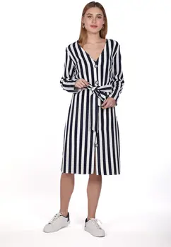 MARKAPİA BELT STRIPE DRESS