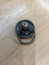 NAIERDI-tiradores de armario de cocina de bronce Retro, 2 uds., tiradores de puertas de armario, manija de muebles, joyero, cajón