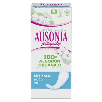 Normal panty liner ORGANIC Ausonia (28 uds)
Normal panty liner ORGANIC Ausonia (28 uds)