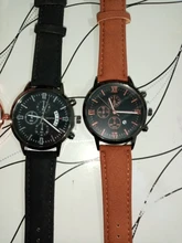 Pulsera de cuarzo para hombre, reloj deportivo masculino en material de acero inoxidable, con correa de cuero, estilo de negocios, a la moda, 2020