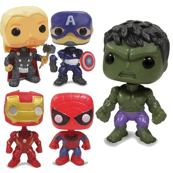 Action figures collectibles de los vengadores Marvel: Thor, Spiderman, Iron Man, Hulk and Captain America minifigures
Action figures collectibles de los vengadores Marvel: Thor, Spiderman, Iron Man, Hulk and Captain America minifigures