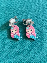 GRACE JUN-pendientes con Clip de sirena sin perforaciones para mujer y niña, pendientes sin agujero, precio al por mayor de fábrica