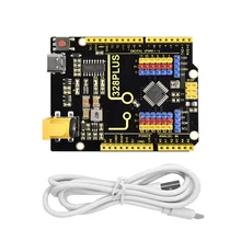 New Version!Keyestudio ATMEGA328PB 328 PLUS Control Development Board CH340C+Type C USB Cable For Arduino UNOR3 Support Win/MAC
New Version!Keyestudio ATMEGA328PB 328 PLUS Control Development Board CH340C+Type C USB Cable For Arduino UNOR3 Support Win/MAC
