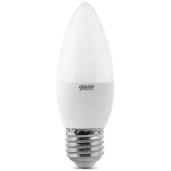 Gauss led Elementary candle 6W E 27 2700 K 33216 
Gauss led Elementary candle 6W E 27 2700 K 33216