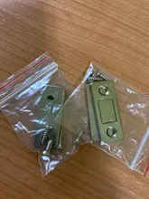 NAIERDI 2 unids/set armario magnético capturas imán paradas de puerta de la puerta oculta más cerca con tornillo para armario de Hardware de muebles