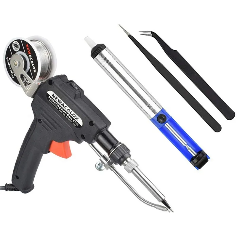 60W US/EU Hand-held Internal Heating Soldering Iron Automatically Send Gun Soldering Welding Repair Tool Welding Electric iron
60W US/EU Hand-held Internal Heating Soldering Iron Automatically Send Gun Soldering Welding Repair Tool Welding Electric iron