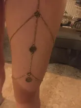 Joyería Retro de moda para mujer, exageración sexual, playa de verano, cadena multicapa para piernas, étnico bohemio, borla, moneda, joyas con cadena para pies