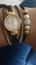 Reloj de pulsera de cuarzo para mujer, pulsera de cuarzo analógica redonda informal, de alta calidad
