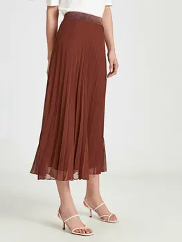 Beli Fitted Pleated Chiffon Skirt
Beli Fitted Pleated Chiffon Skirt