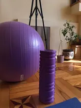 Columna de Yoga para gimnasio, rodillo de espuma para ejercicio, Pilates, Yoga, rodillo de masaje muscular, deportes musculares, rodillo de bloqueo de 30cm