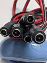 Conectores de CC de 12V y 5A, Cable de alimentación de 5,5x2,1mm, conector macho y hembra para cámara de seguridad CCTV, conectores adaptadores de corriente