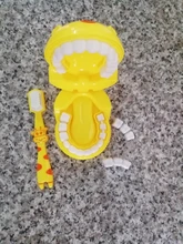 Cepillo de dientes de jirafa para niños, modelo de enseñanza de dientes de Modelo Dental, cepillado educativo, juguete Dental, regalos