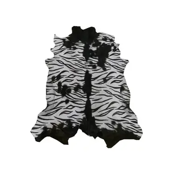 Natural goat skin rug 95x85 cm printed imitation Tiger 
Natural goat skin rug 95x85 cm printed imitation Tiger