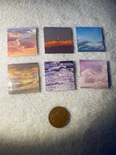 46 unids/pack estrella naturaleza en la nube Mini pegatinas de papel decorativo Diy álbum diario álbum de recortes etiqueta pegatina Kawaii papelería