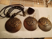 YULUCH-anillo étnico africano Vintage de madera para mujer, joyería de boda, regalos, 2019