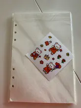 Hojas sueltas de recambio para cuaderno, accesorio de papelería con índice para archivador, para negocios y planes semanales o mensuales, A5 A6, 45 uds.