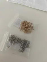 OlingArt-Tubo de posicionamiento en forma de U de cobre de alta calidad, engarce de varias cuerdas, fabricación de joyería, 4MM, 60 uds.