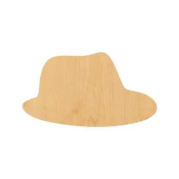 Fedora Laser Cut Out Wood Shape Craft Supply - Unfinished
Fedora Laser Cut Out Wood Shape Craft Supply - Unfinished