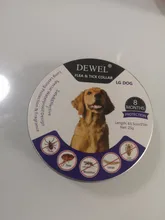 Dewel-Collar antipulgas y garrapatas para perros y gatos, accesorios impermeables, antipulgas, 8 meses de protección, repele los mosquitos
