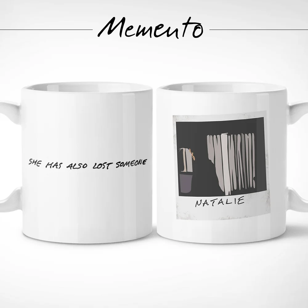 MEMENTO NATALIE MUG/кофейная чашка Кристофер Нолан культ фильм реквизит Леонид Шелби
