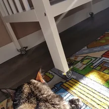 4 Uds muebles ruedas suave giratorio de goma rueda bastante de ruedas para Carro de bebé ruedas para cama hogar accesorio